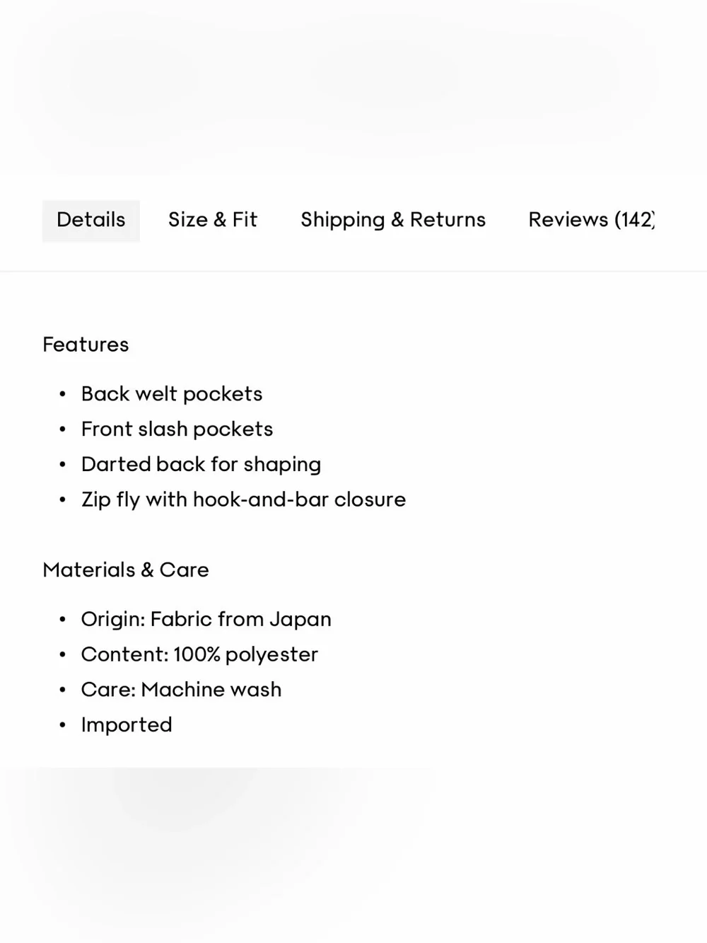 Aritzia White Tailored High-Waist Pleated Women’s Shorts